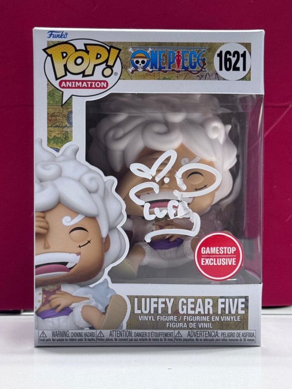 FUNKO POP One Piece LUFFY GEAR FIVE #1621 Signed by Colleen Clinke COA AUTHENTIC